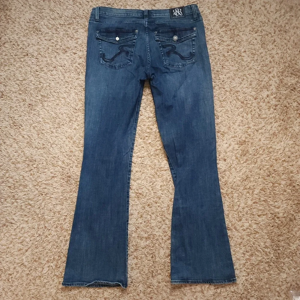Rock & Republic Kasandra Womens‎ 16 Boot Cut Mid Rise Jeans